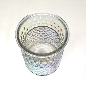 Iridescent Glass Meadow Vase 16cm