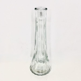 Clear Glass Ashley Bud Vase 21.5cm