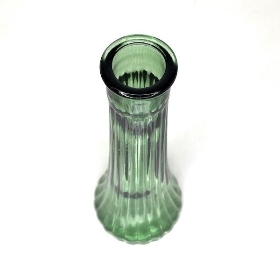 Green Glass Ashley Bud Vase 21.5cm
