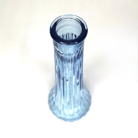 Blue Glass Ashley Bud Vase 21.5cm