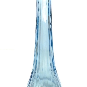 Blue Glass Ashley Bud Vase 21.5cm