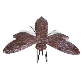 Rusty Bee Pot Decoration 20cm