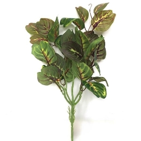Green Maranta Leaf Foliage 35cm