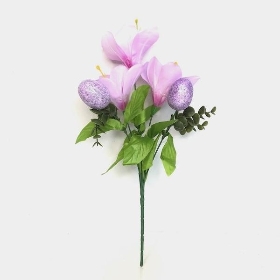 Lilac Lily & Egg Bush 34cm