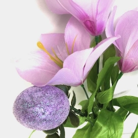 Lilac Lily & Egg Bush 34cm
