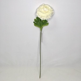 White Ranunculus 55cm