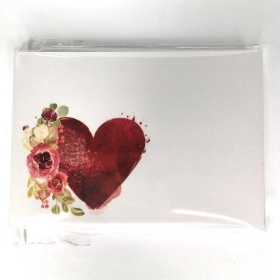 Heart & Flowers Small Florist Cards