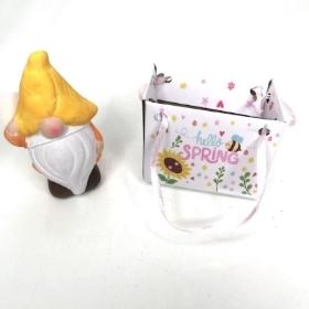 Gonk In Gift Bag Tall Hat Orange 7.5cm
