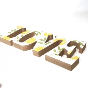 Lemon Love Sign 29cm
