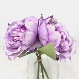 Lilac Peony in Vase 20cm