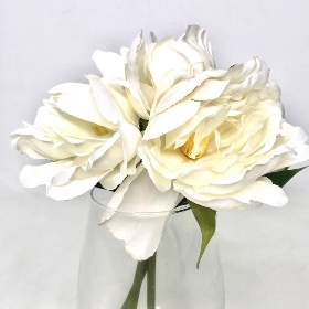 White Peony in Vase 20cm