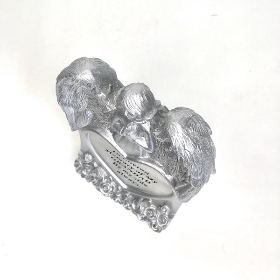 Grandad Praying Angel Heart 18cm