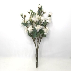 Ivory Blossom Bush 44cm