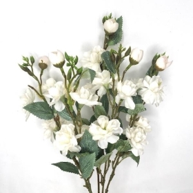 Ivory Blossom Bush 44cm