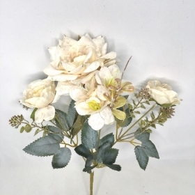 Ivory Lucia Mix Bush 30cm
