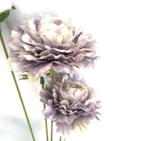 Lilac Zinnia Spray 61cm