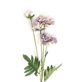 Lilac Zinnia Spray 61cm