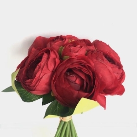 Red Ranunculus Bundle 25cm