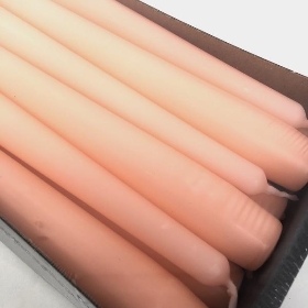 Peach Tapered Candle x 12