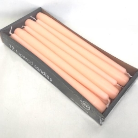 Peach Tapered Candle x 12