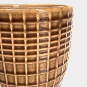 Brown Braga Pot 13cm