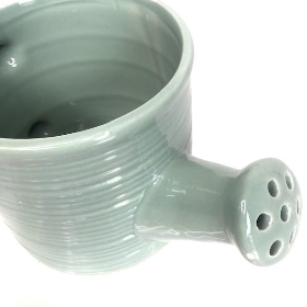 Sage Ceramic Watering Can 23cm