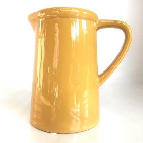 Burnt Yellow Jug 18cm