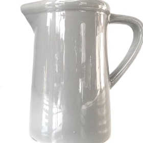 Pale Grey Jug 18cm