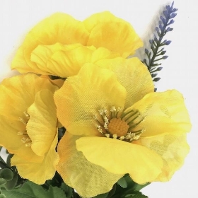 48 x Assorted Poppy & Lavender Bush 33cm