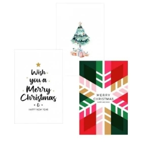 Ho Ho Ho Folding Card 10cm