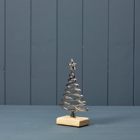 Tree On Wood Base 18cm