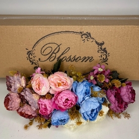 Peony & Daisy Bush 30cm