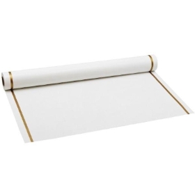 White & Gold Border Cello 80m