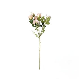 Light Pink Spray Rose 48cm
