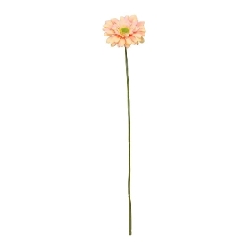 Peach Gerbera 72cm