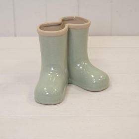 Sage Wellington Vase 16cm