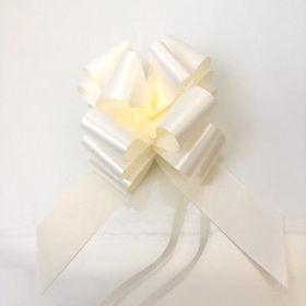 20 x Ivory Pull Bow 50mm