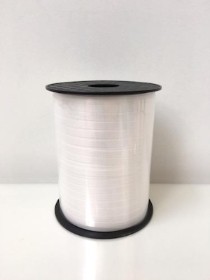 White Curling Ribbon 500m