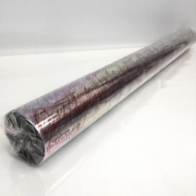 Burgundy Scribble Cellophane 100m