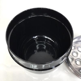 Black Metal In Loving Memory Pot 15cm