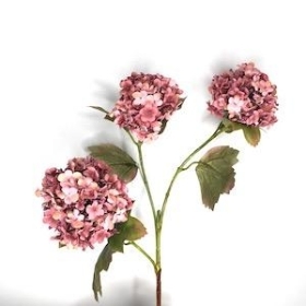 Dusky Pink Viburnum Spray 81cm