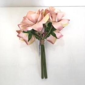 Antique Pink Rose Bundle 25cm