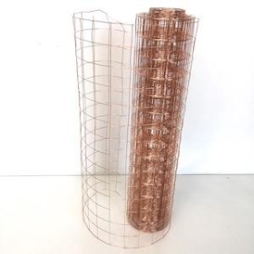 Copper Floral Mesh 35cm x 5m