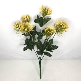 Yellow Protea Bush 37cm