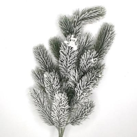 Snowy Pine Spray 56cm
